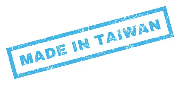 Hecho en Taiwán Sello de goma — Vector de stock