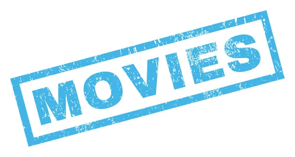 Movies Rubber Stamp — Stock Vector