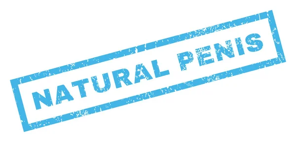 Природний пеніс гумовий штамп — стоковий вектор
