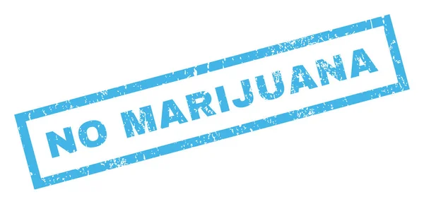 Kein Marihuana-Stempel — Stockvektor