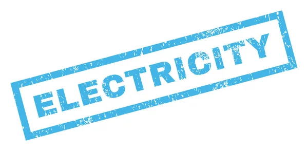 Elektriciteit Rubberstempel — Stockvector