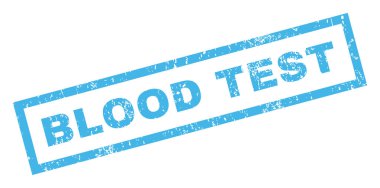 Kan testi kauçuk damga