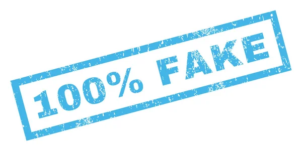 100 %-os Fake gumibélyegző — Stock Vector