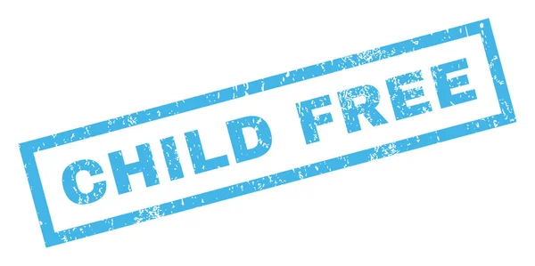 Barne-fri gummistempel – stockvektor