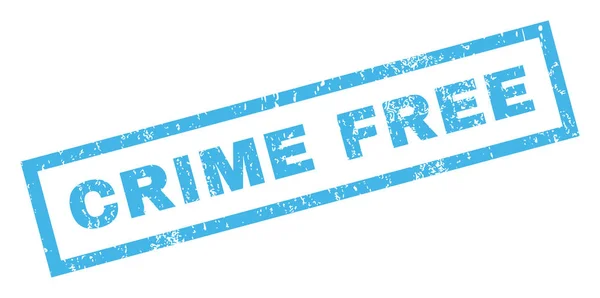 Sello de goma libre de crimen — Vector de stock