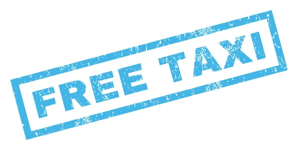 Taxi gratuit Timbre en caoutchouc — Image vectorielle