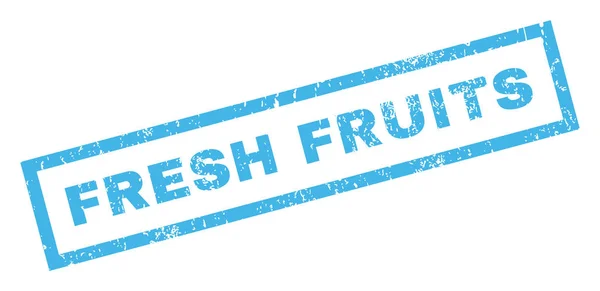 Φρέσκα φρούτα από καουτσούκ σφραγίδα — Διανυσματικό Αρχείο