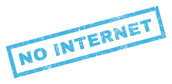 Sin sello de goma de Internet — Vector de stock