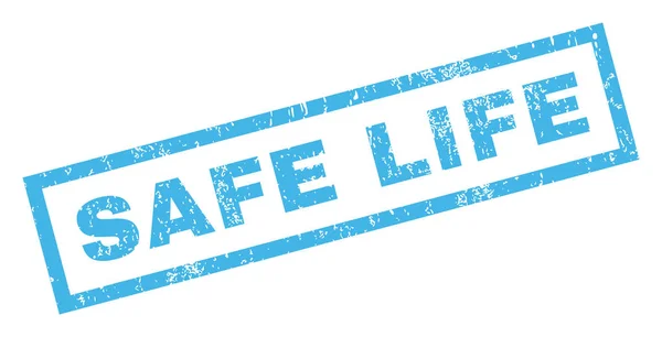 Timbre en caoutchouc Safe Life — Image vectorielle