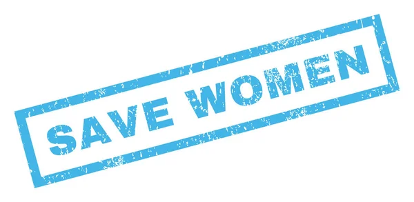 Save Women резиновая печать — стоковый вектор