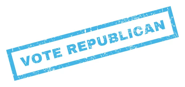 投票共和党的橡皮戳 — 图库矢量图片