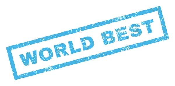 World Best Rubber Stamp — Stock Vector
