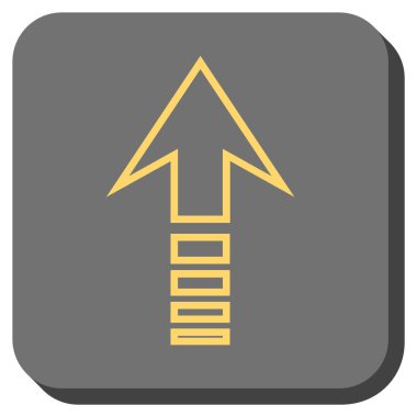 Yuvarlatılmış Kare vektör simge gönder