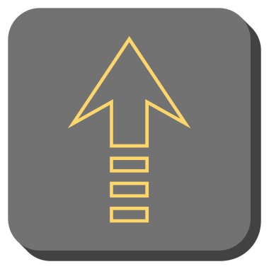 Yuvarlatılmış Kare vektör simge gönder