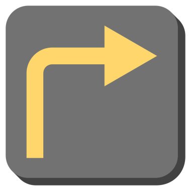 Doğru yuvarlatılmış kare vektör simge açmak