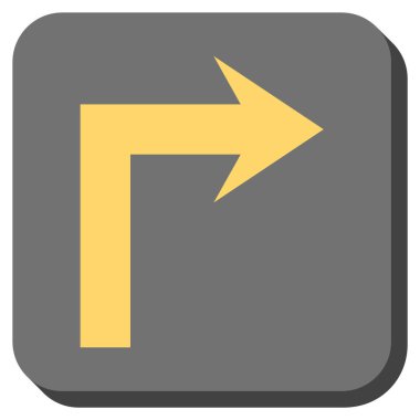 Doğru yuvarlatılmış kare vektör simge açmak