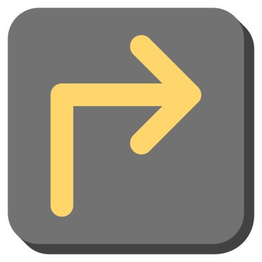 Doğru yuvarlatılmış kare vektör simge açmak