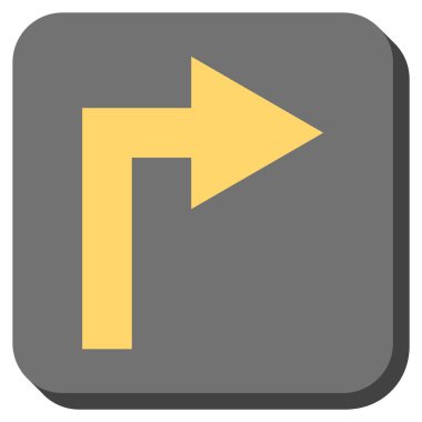 Doğru yuvarlatılmış kare vektör simge açmak