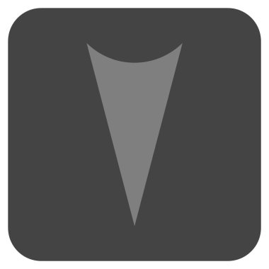 Vektör simge düz aşağı ok ucu kare