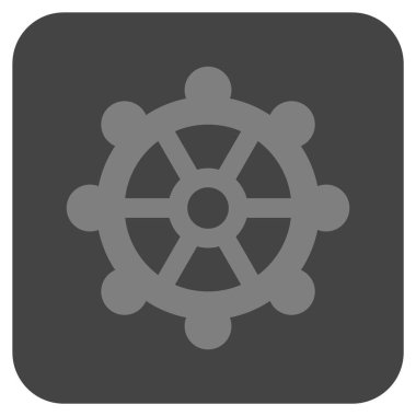 Vites düz kare vektör simgesi