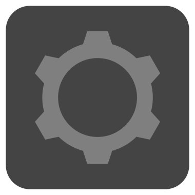 Vites düz kare vektör simgesi