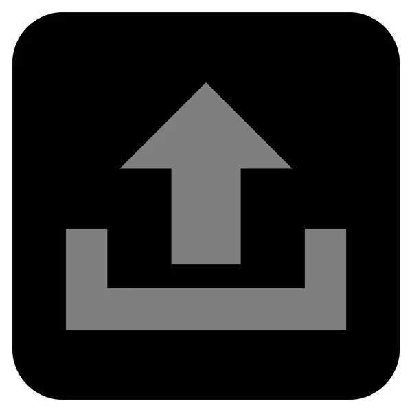 Carregar Flat Squared Vector Icon —  Vetores de Stock
