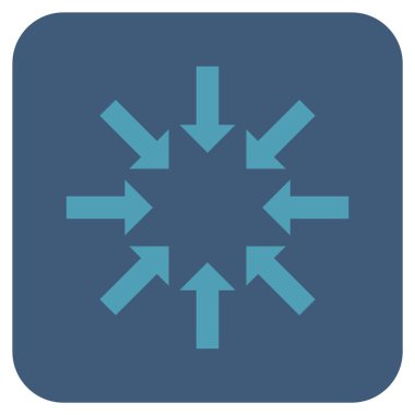 Oklar düz kare vektör simge Daralt