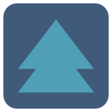 Düz kare vektör simge taşı