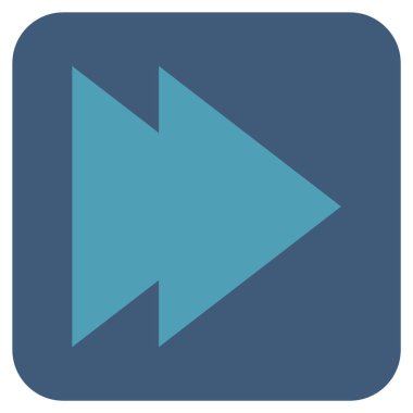 Vektör simgesi doğru düz kare taşı