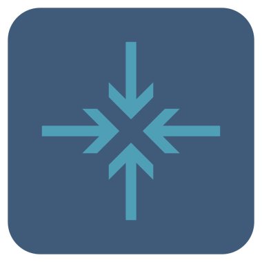 Oklar düz kare vektör simge azaltmak