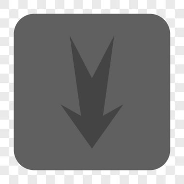 Yuvarlatılmış Kare düğme aşağı ok