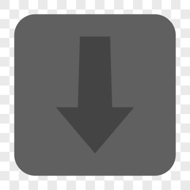 Yuvarlatılmış Kare düğme aşağı ok