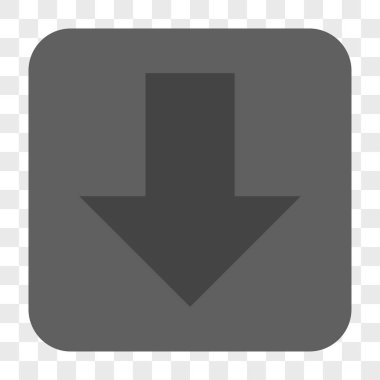 Yuvarlatılmış Kare düğme aşağı ok