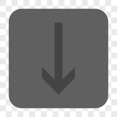 Yuvarlatılmış Kare düğme aşağı ok