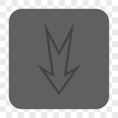 Yuvarlatılmış Kare düğme aşağı ok