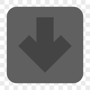 Yuvarlatılmış Kare düğme aşağı ok