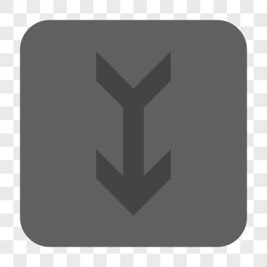 Yuvarlatılmış Kare düğme aşağı ok