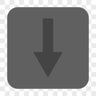 Yuvarlatılmış Kare düğme aşağı ok