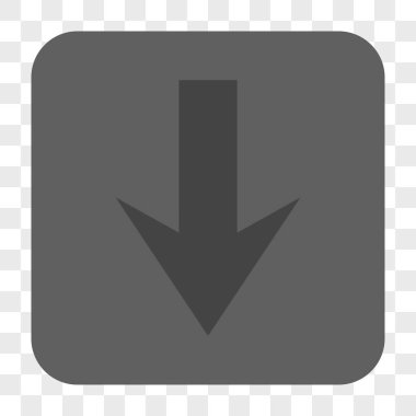 Yuvarlatılmış Kare düğme aşağı ok