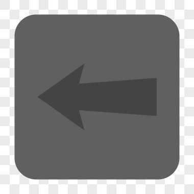 Ok sol yuvarlak kare düğme