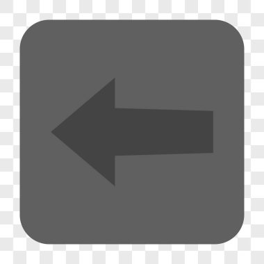 Ok sol yuvarlak kare düğme