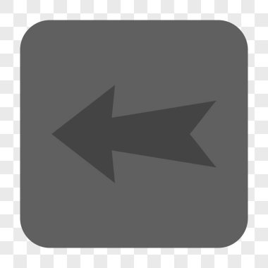 Ok sol yuvarlak kare düğme