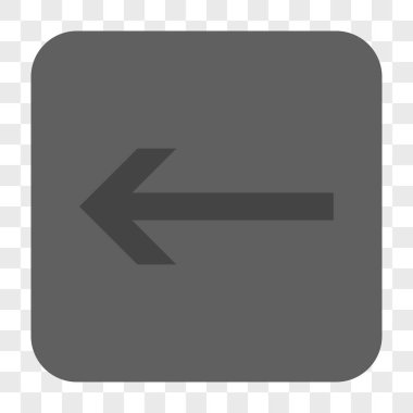 Ok sol yuvarlak kare düğme