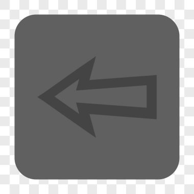 Ok sol yuvarlak kare düğme