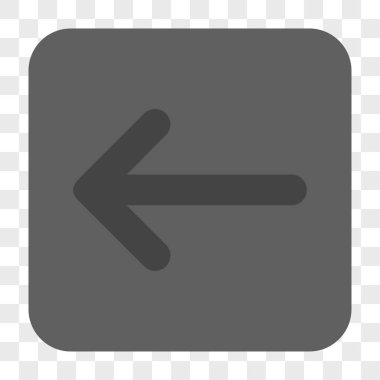 Ok sol yuvarlak kare düğme