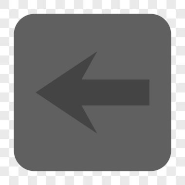 Ok sol yuvarlak kare düğme