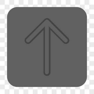 Yuvarlatılmış Kare düğmesini yukarı ok