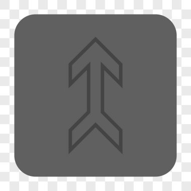 Yuvarlatılmış Kare düğmesini yukarı ok