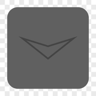 Ok ucu yuvarlatılmış kare düğmesini basılı