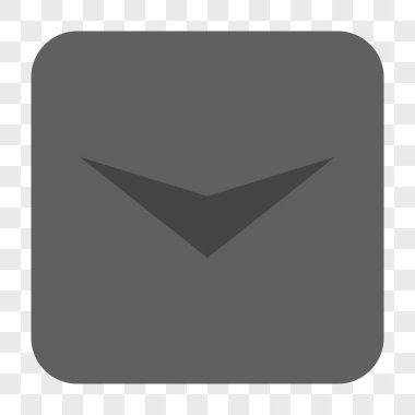 Ok ucu yuvarlatılmış kare düğmesini basılı